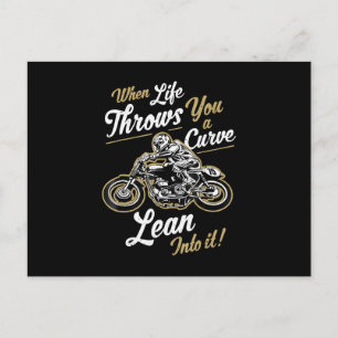 Cartão Postal Funny Biker cita Gift Sarcástico do Motorcycle Rid