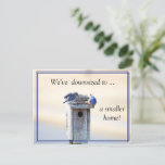 Cartão Postal Funny Bluebird House - Mudança de endereço postal<br><div class="desc">A baixar? Bem, avise a todos o seu novo endereço com o nosso lindo e engraçado "Funny Bluebird House - Change of Address Postcard". Diga à família e aos amigos a notícia com humor e humor! O cartão de posto pode ser personalizado com seu nome e novo endereço. Você provavelmente...</div>