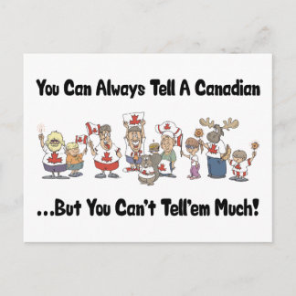 Cartão Postal Funny Canadense