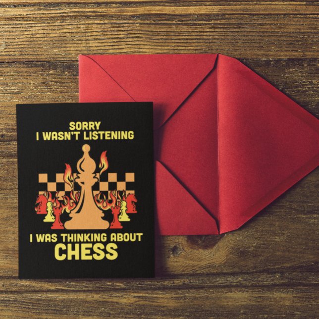 Cartão Postal Funny Chess Quote Gift for Chess Players & Lovers (Funny Chess Quote Gift for Chess Players & Lovers Postcard)