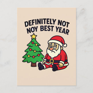 Cartão Postal funny Christmas Postcard