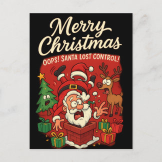 Cartão Postal funny Christmas Postcard