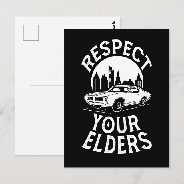 Cartão Postal Funny Classic Car Quote (Frente/Verso)