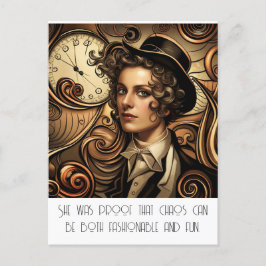 Cartão postal Funny Fashion Steampunk