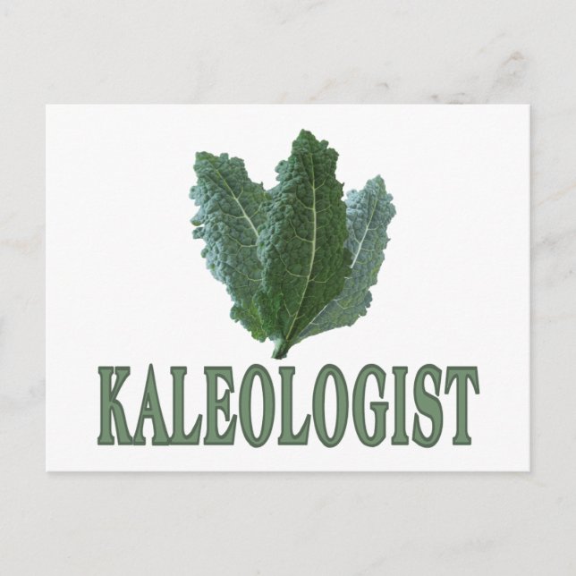 Cartão Postal Funny Kale (Frente)