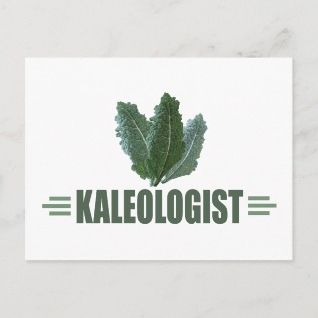 Cartão Postal Funny Kale (Frente)