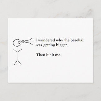 Cartão Postal Funny Pun