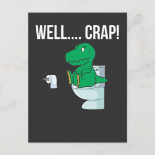 Cartão Postal Funny Trex Arms Pequeno Dinossauro Humor