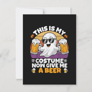 Cartão Postal Funny Vintage Boo