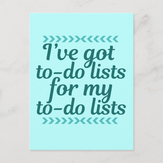 Cartão Postal Funny Workaholic (Frente)