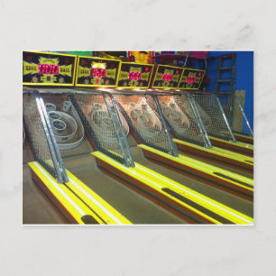 Cartão Postal Funtown Pier Seaside Skee Ball