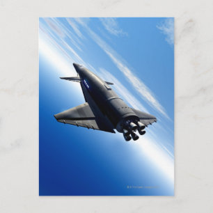 Cartão Postal Furacão Espacial Futurístico