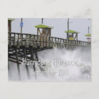 Furacão Florence Emerald Isle NC