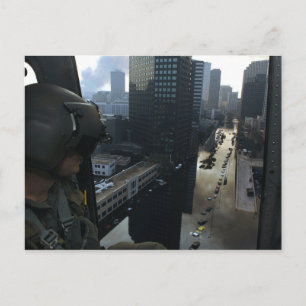 Cartão Postal Furacão Katrina 2005 Placas de Posto de memorabili