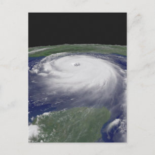 Cartão Postal Furacão Katrina Imagem por Satélite