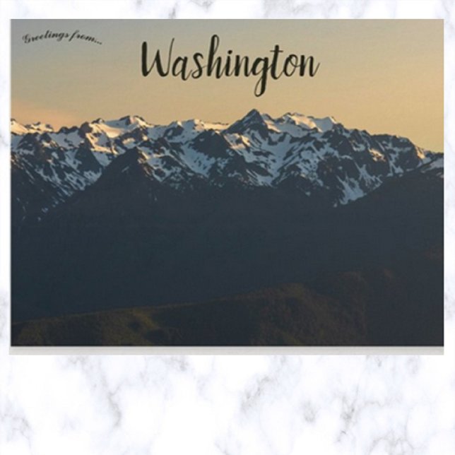 Cartão Postal Furacão Ridge Washington EUA (Criador carregado)