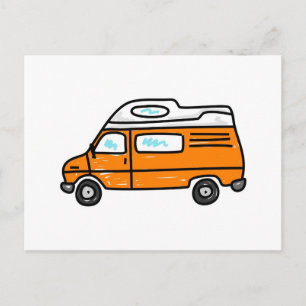 Cartão Postal Furão Laranja
