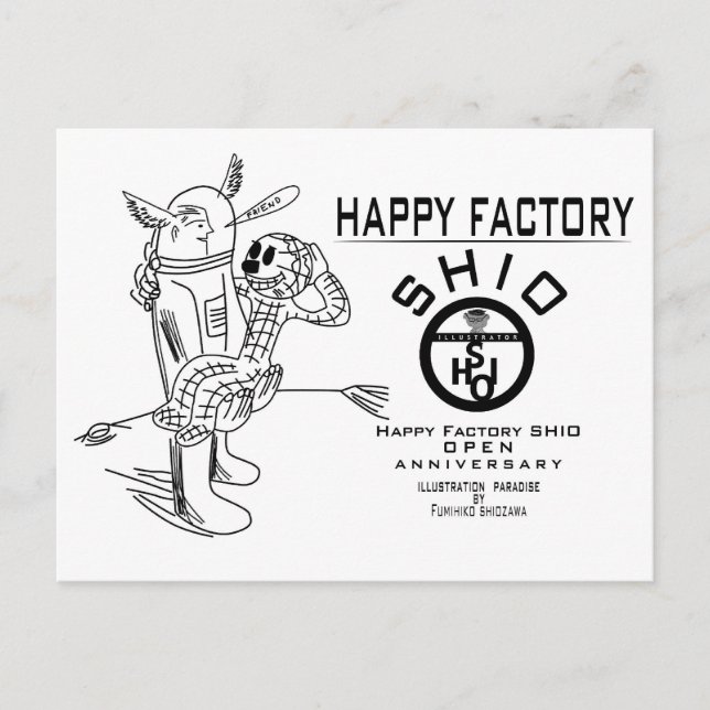 Cartão Postal furiendship (Frente)