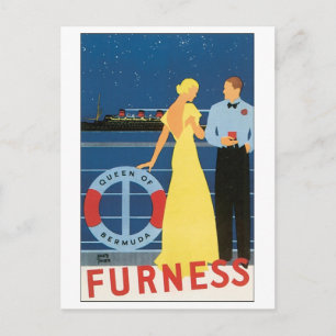 Cartão Postal Furness Queen das Bermudas