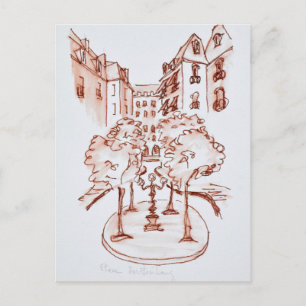 Cartão Postal Furstenberg, Igreja de Saint-Germain-des-Pres, Par
