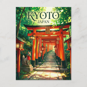Cartão Postal Fushimi Inari-taisha Japão