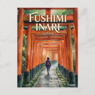 Cartão Postal Fushimi Inari-taisha Japão