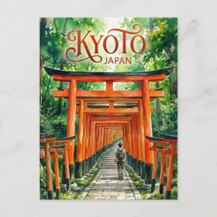 Cartão Postal Fushimi Inari-taisha Japão