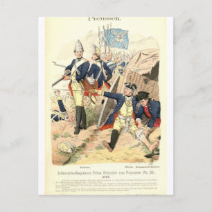 Cartão Postal Fusilientes Prussianos