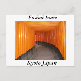 Cartão Postal Fusimi Inari Em Kyoto Japão