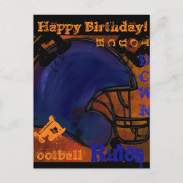 Cartão Postal Futebol Americano