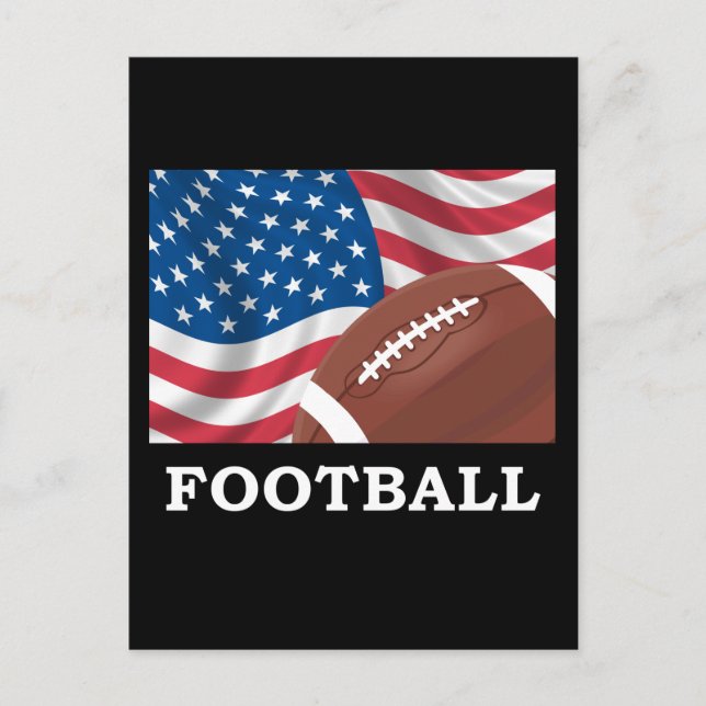 Cartão Postal Futebol americano (Frente)