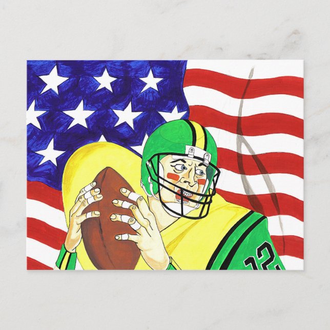 Cartão Postal Futebol americano (Frente)