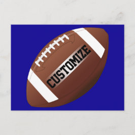 Cartão Postal Futebol Americano - Personalização de Esportes de