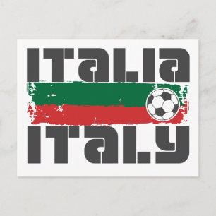 Cartão Postal Futebol da Itália