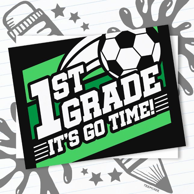 Cartão Postal Futebol Da rua De Futebol No Primeiro Dia De Volta (Criador carregado)