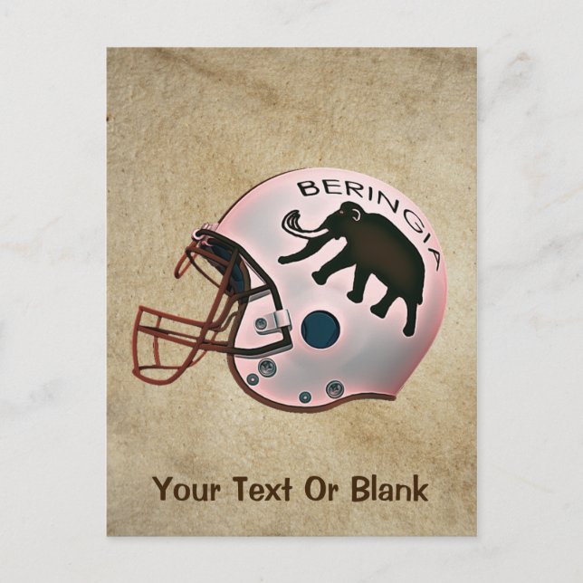Cartão Postal Futebol da Universidade de Beringia (Frente)