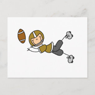 Cartão Postal Futebol de Boneco de Ouro