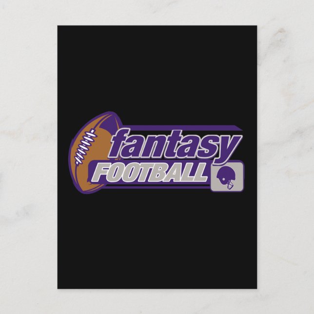 Cartão Postal Futebol de fantasia (Frente)