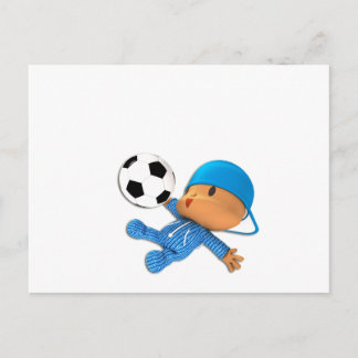 Cartão Postal Futebol de Peekaboo