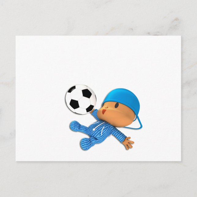 Cartão Postal Futebol de Peekaboo (Frente)