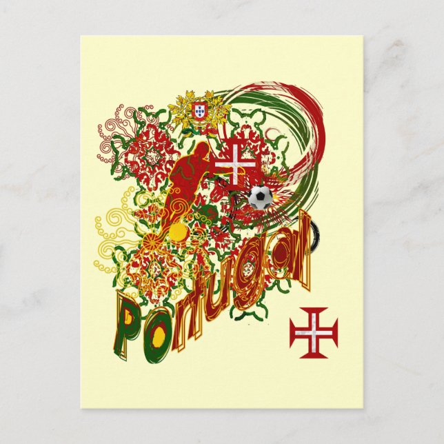 Cartão Postal Futebol de Portugal (Frente)