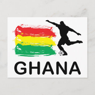 Cartão Postal Futebol do Gana