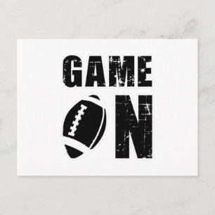 Cartão Postal Futebol do USA Game American Funny Gift
