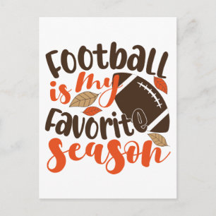 Cartão Postal Futebol é Minha Temporada Favorita
