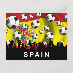 Cartão Postal Futebol espanha