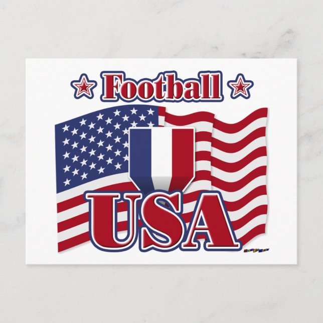 Cartão Postal Futebol EUA (Frente)