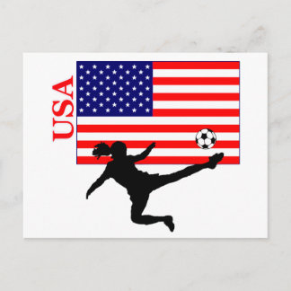 Cartão Postal Futebol Feminino EUA