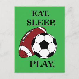 Cartão Postal Futebol Jogador de Futebol Treinador