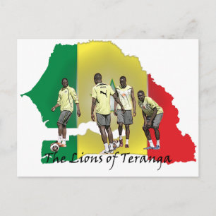 Cartão Postal Futebol Senegal