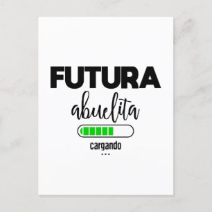 Cartão Postal Futura abuelita cargando